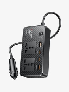 Высокомощный автомобильный инвертор YESIDO VC07, с fast charger, 200 Вт