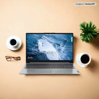 Ноутбук Lenovo IdeaPad 1, Celeron N4020, 4ГБ, 256ГБ SSD, DOS, серый