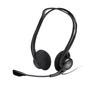 Полноразмерные наушники Logitech PC960 Corded Stereo Headset, BLACK