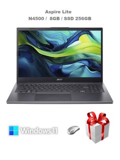 Ноутбук Acer Aspire Lite N4500 8GB DDR4 256GB SSD 15.6 FHD IPS, беспроводная мышь, Windows