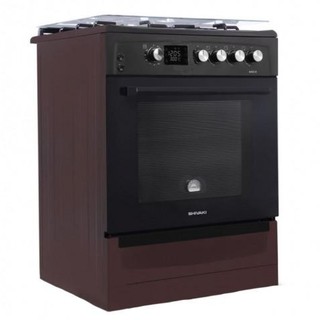 Комбинированная плита Shivaki 6403-E Коричневая