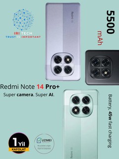 Smartfon Redmi Note 14 Pro+ 5G, AMOLED 120Hz displey, sovg'a