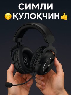 Kompyuter uchun simli quloqchinlari, mikrofonli o'yin quloqchini