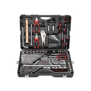 Набор инструментов FORCEKRAFT FK-41421-5 142пр. 1/4",3/8"1/2" (6гр.)(4-32мм)