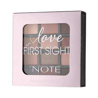 NOTE LOVE AT FIRST SIGHT EYESHADOW PALETTE 208 ko'z uchun ten to'plami