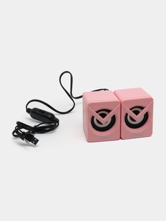 Kompyuter uchun kolonkalar Kisonli L-1040 5 Vt, 2.0, USB, RGB yoritgichi bilan ishlaydi