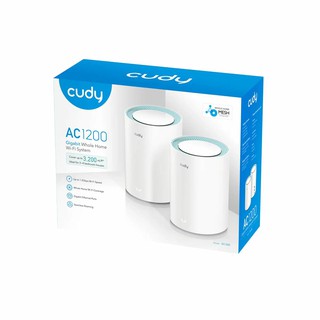 Беспроводная Точка доступа CUDY M1300(2-Pack) AC1200 Wi-Fi Gigabit Mesh Solution