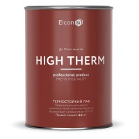 Термостойкий лак для печей и каминов Elcon High Therm бесцветный 0,7мл