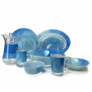 Luminarc Simply Deep Sea 46 ta element Stol servisi (Q9489)
