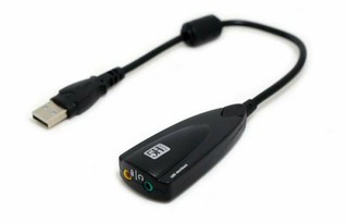 Переходник адаптер внешняя звуковая карта USB AUDIO 5H USB 2.0/3.0