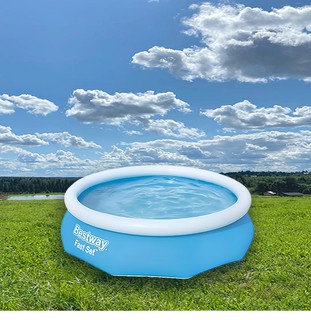 Надувной бассейн Bestway 57266 BW Fast Set, голубой