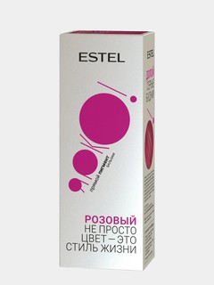 Бальзам для волос Estel "Ярко", с прямыми пигментами, розовый, 150мл