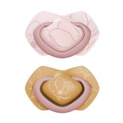 Пустышка Canpol Babies Light touch Gold силиконовая 0-6 мес 2 шт