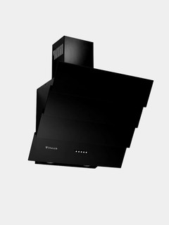 Кухонная вытяжка VITECH 60 FLORIAN чёрная Мощность 150 Вт Управление Кнопочное светодиодов 2 Уровень шума 48 дБ