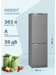 Холодильник Indesit ES 20 GA, серый