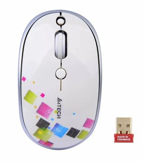 Мышь беспроводная A4tech G9-555FX white радиоканал 2.4Ghz 2000dpi